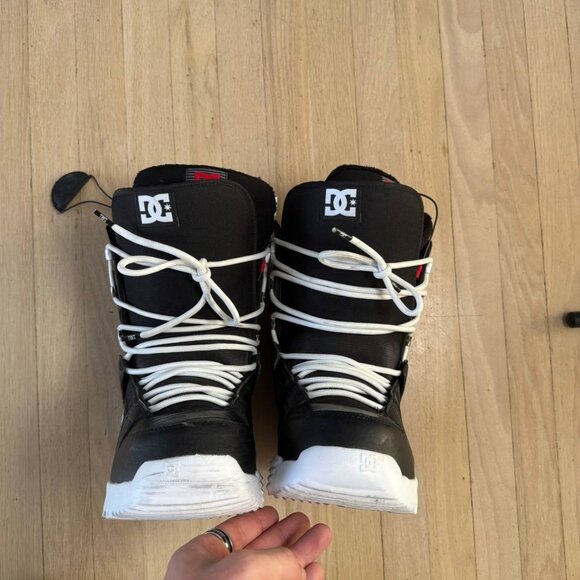 DC Shoes Phase 2016 Laced Snowboard Boots Inner Boa RED Liner Men’s Sz 10 - Picture 7 of 8